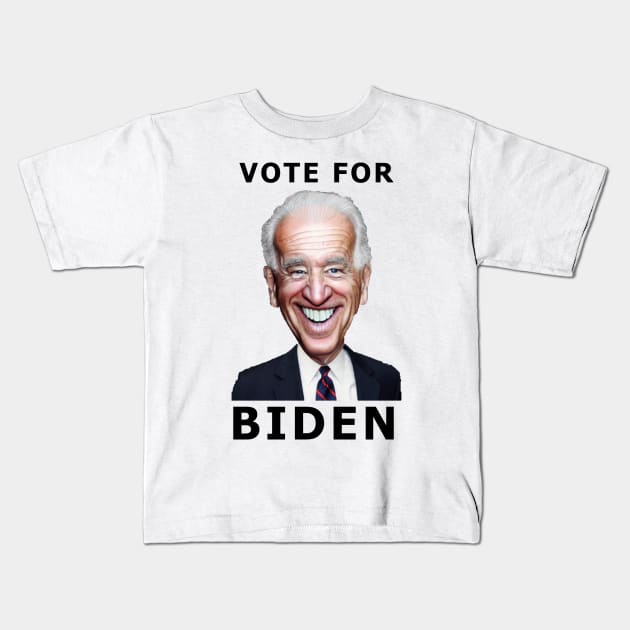 Vote for Joe Biden Kids T-Shirt by MajorCompany